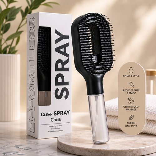 MistBrush 2-in-1 Detangling Brush