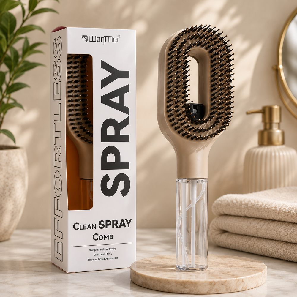 MistBrush 2-in-1 Detangling Brush