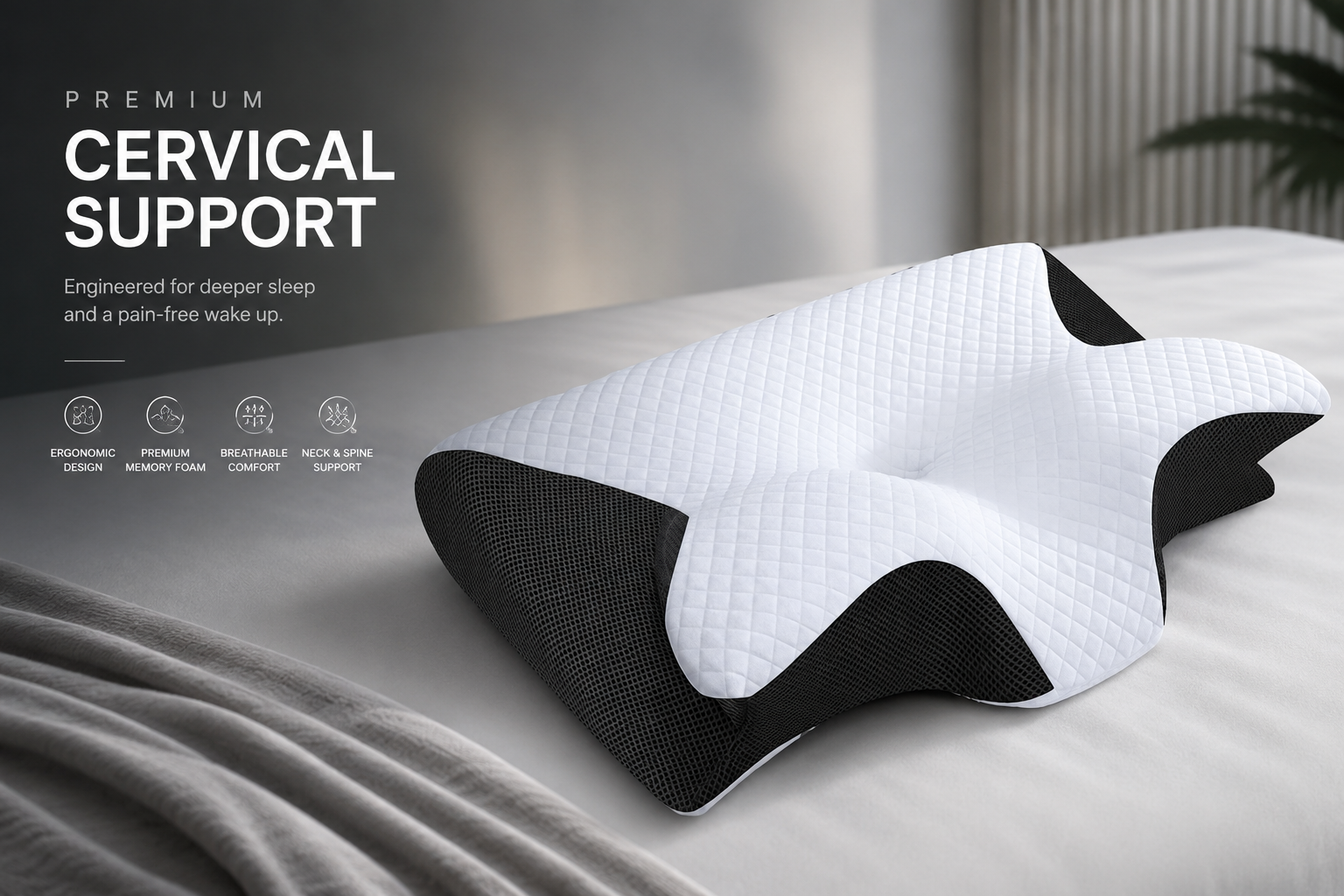 Memory Foam Cervical Pillow